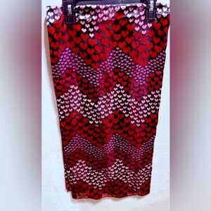 Heart Patterned Women's Scarf